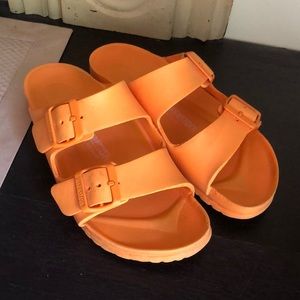 Orange Birkenstocks